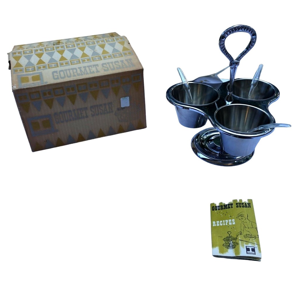 Irvinware Gourmet Susan condiments 3 bowl NEW